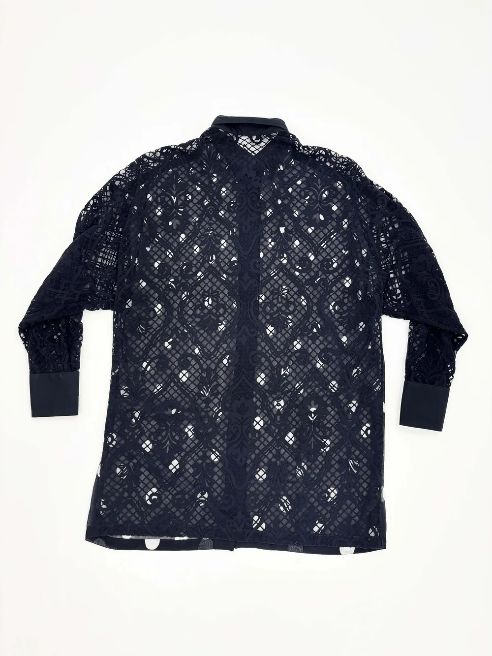 Gianni Versace 90s sheer silk shirt — JAMES VELORIA